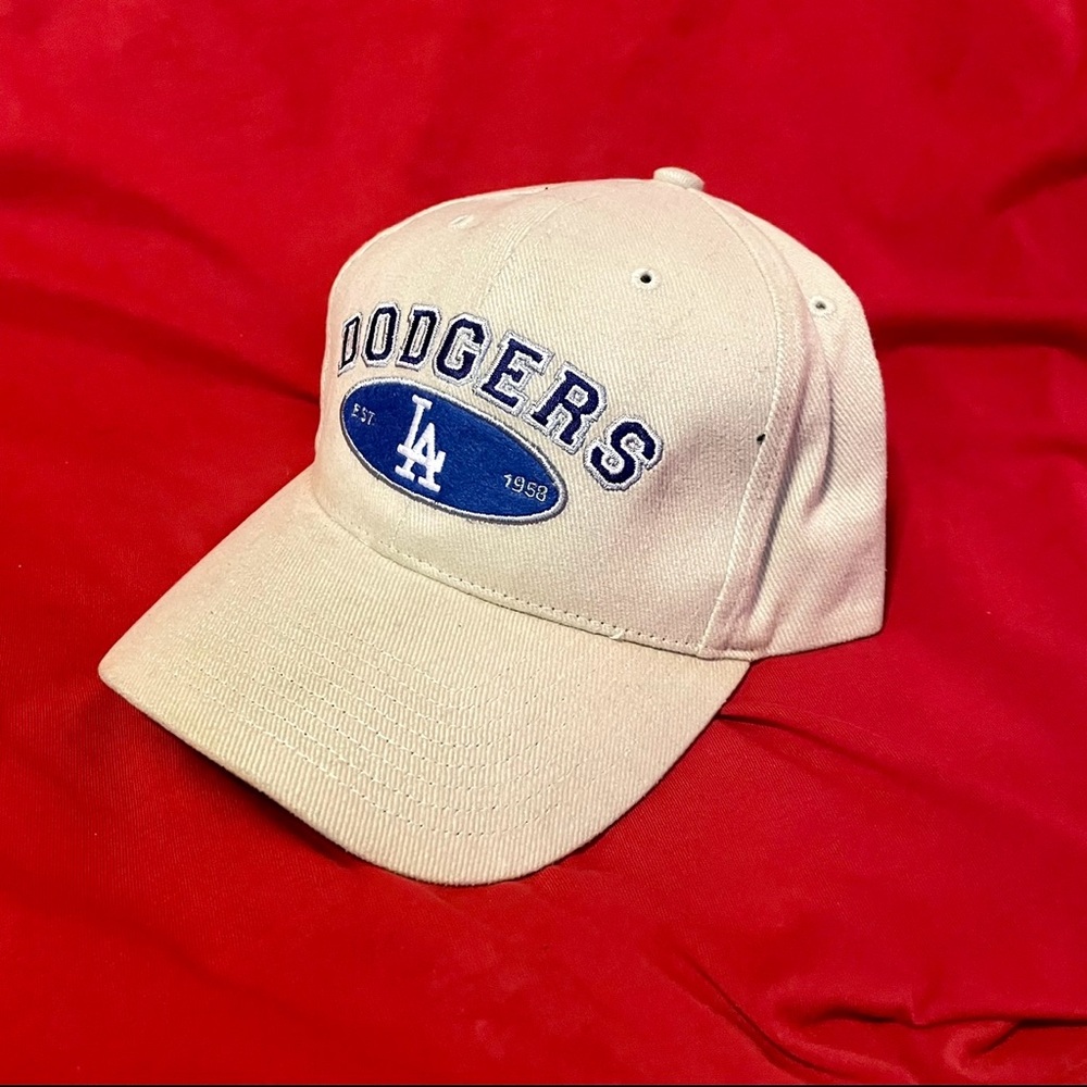 Vtg MLB LA Dodgers Strap back Hat